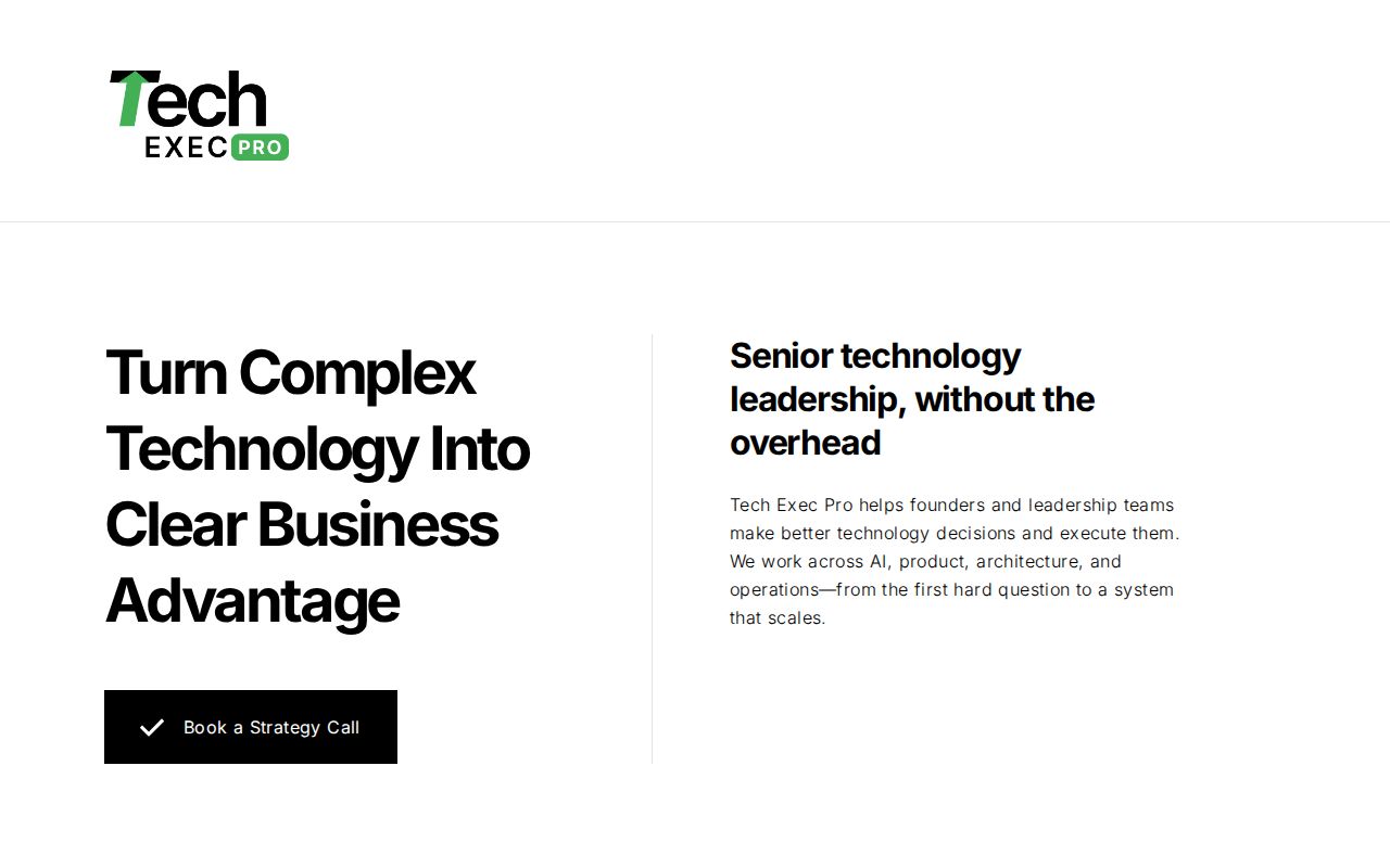 Tech Exec Pro